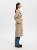 Rosa Wool Blend Kappa - Sandshell Melange
