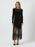 Yastera Ls Long Dress - Black