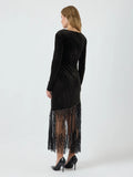 Yastera Ls Long Dress - Black