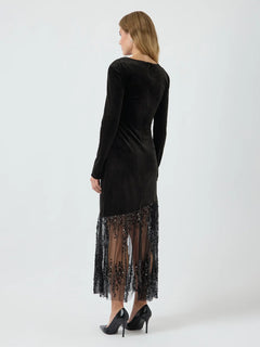 Yastera Ls Long Dress - Black