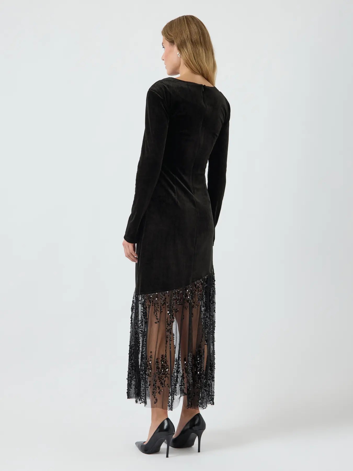 Yastera Ls Long Dress - Black