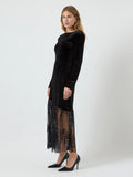 Yastera Ls Long Dress - Black
