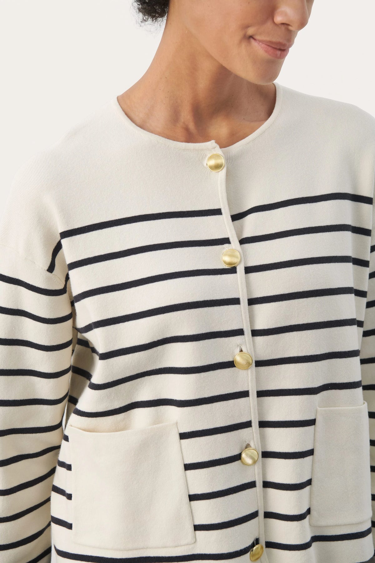 ElodiePW CA - Dark Navy Stripe