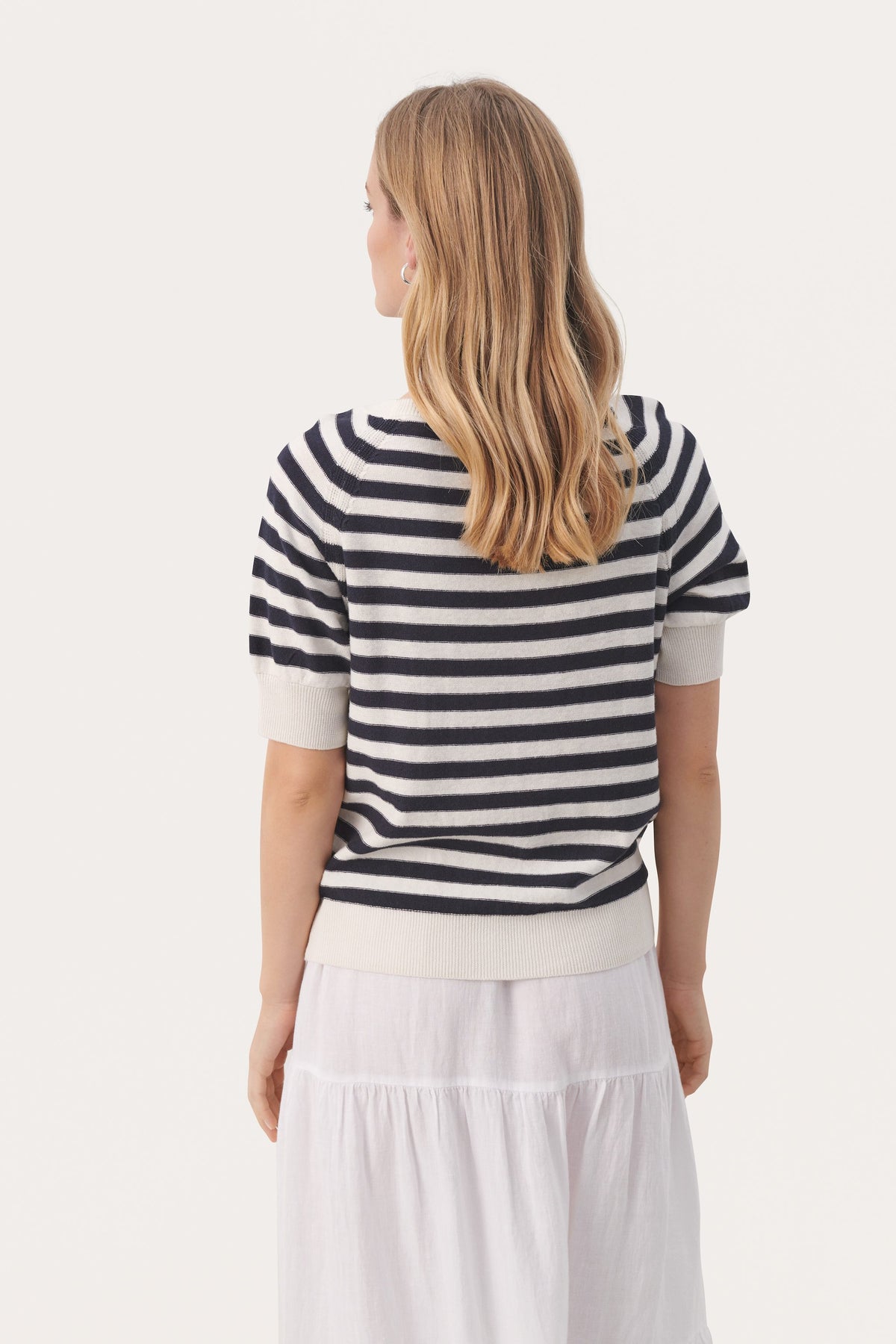GlenniePW Pullover - Dark Navy Stripe