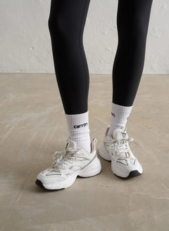 Aim'n Logo Socks 3pack - White