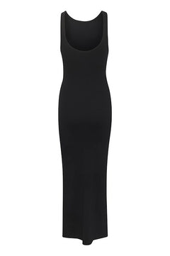 DrewGZ SL Reversible Long Dress  - Black