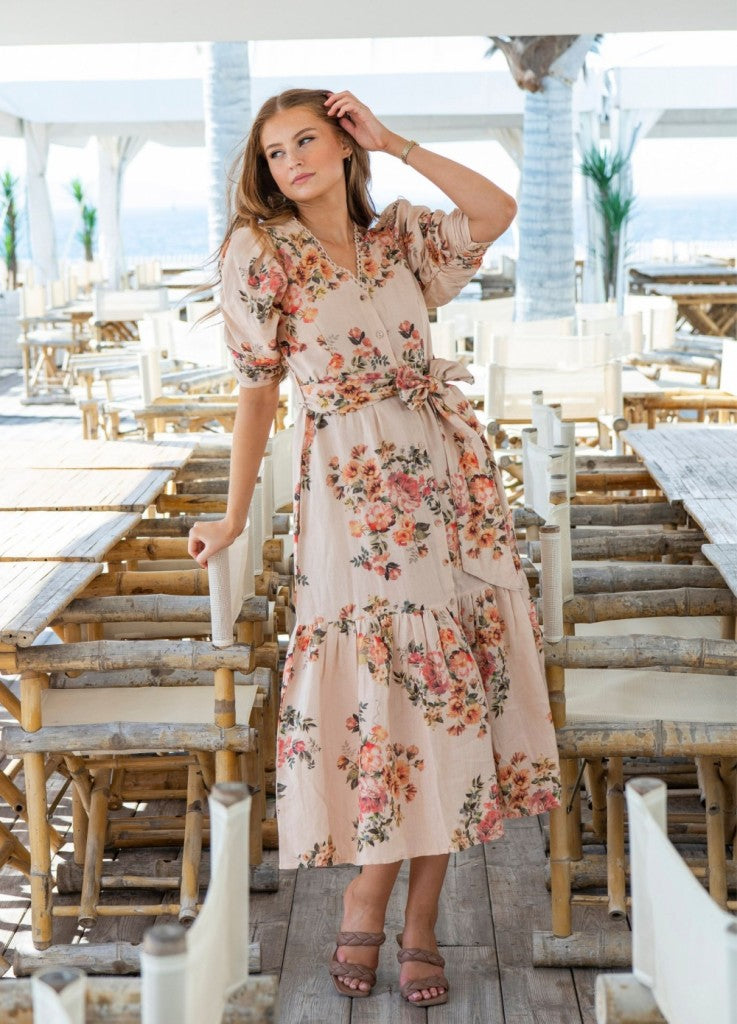 Sylvie Dress - Peach Parfait