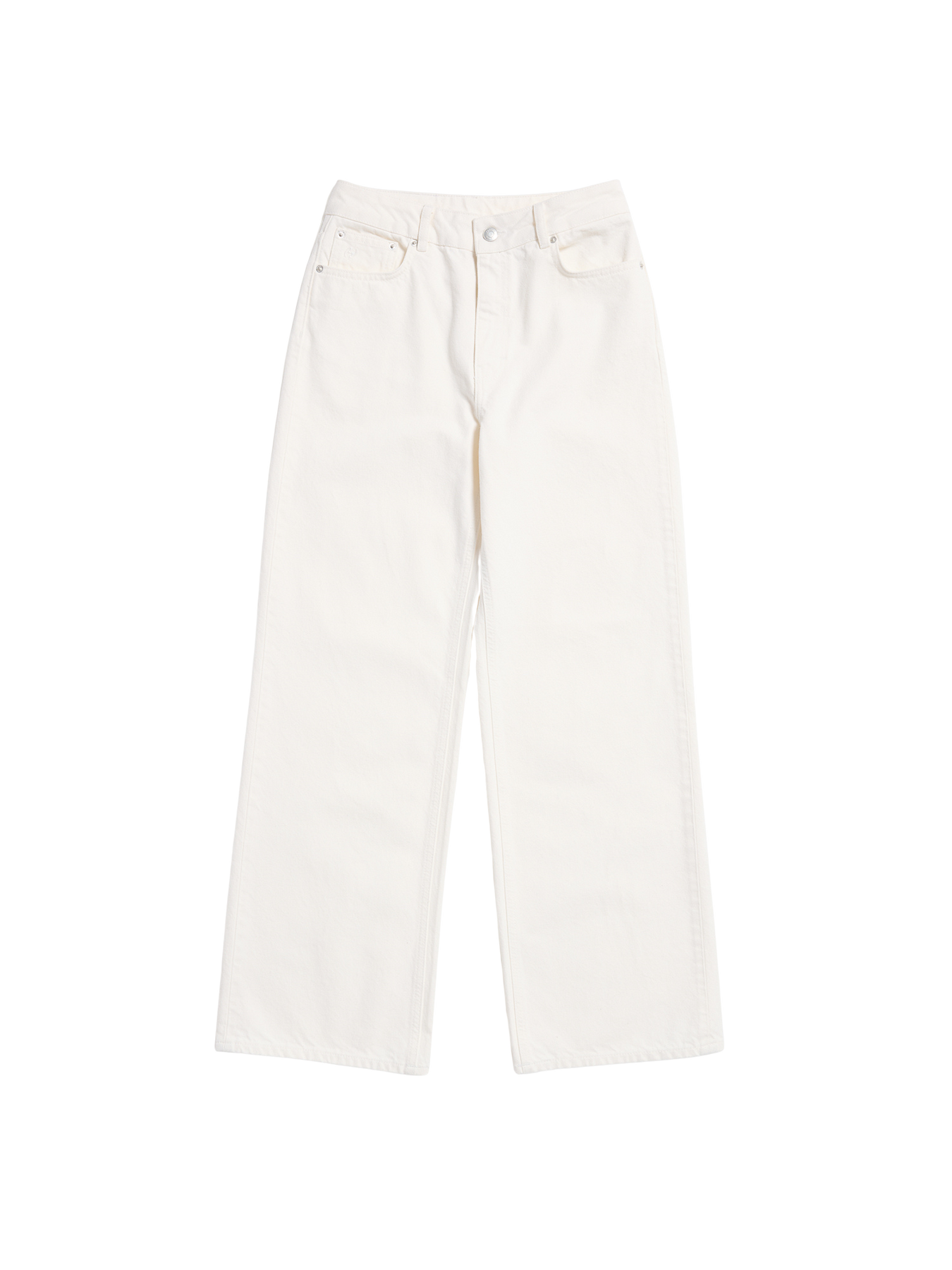 W Wide Jeans - Ecru