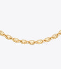 Delicate Gemini Link Halsband - Light Brass