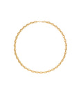 Delicate Gemini Link Halsband - Light Brass
