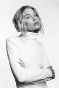 Petra Rib Turtleneck - Ecru