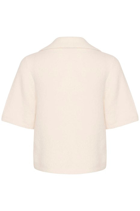 Gestuz GZalpha Ss Polo Pullover - Ivory