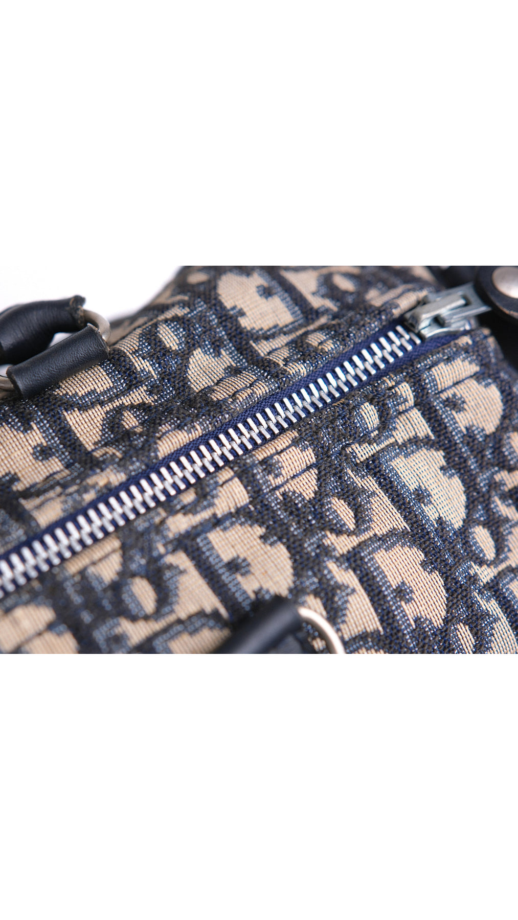 Dior Boston Bag 30 - Marinblå