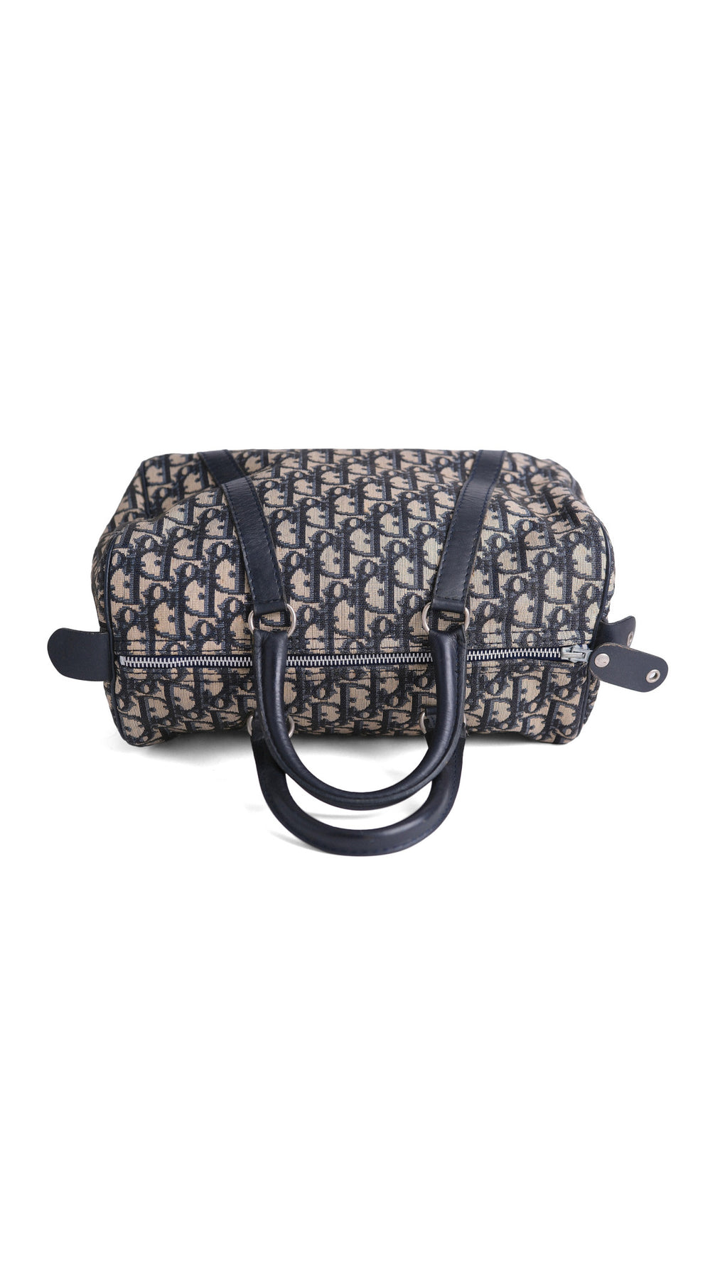 Dior Boston Bag 30 - Marinblå