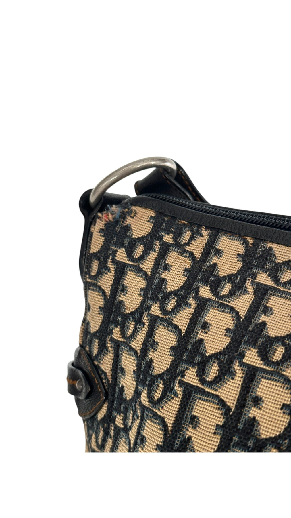 Dior CD Monogram Shoulder Bag - Black