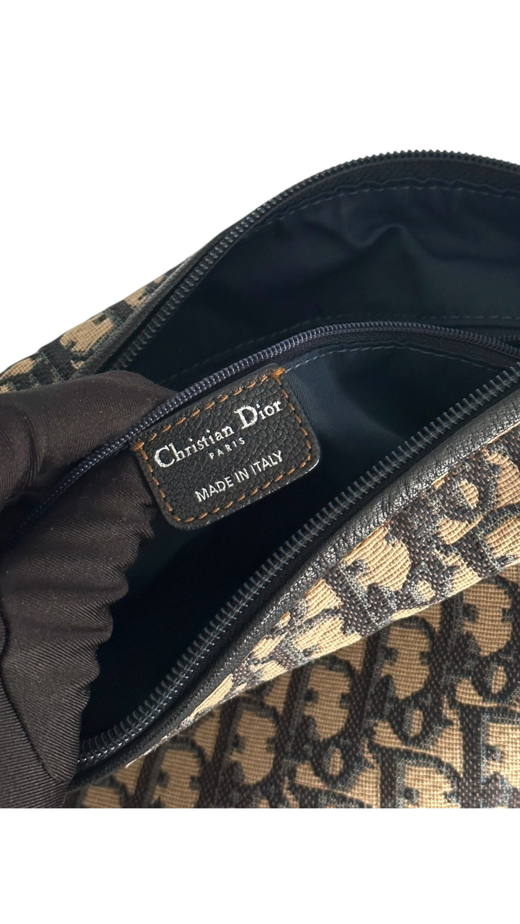 Dior CD Monogram Shoulder Bag - Black