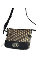 Dior CD Monogram Shoulder Bag - Black