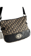 Dior CD Monogram Shoulder Bag - Black