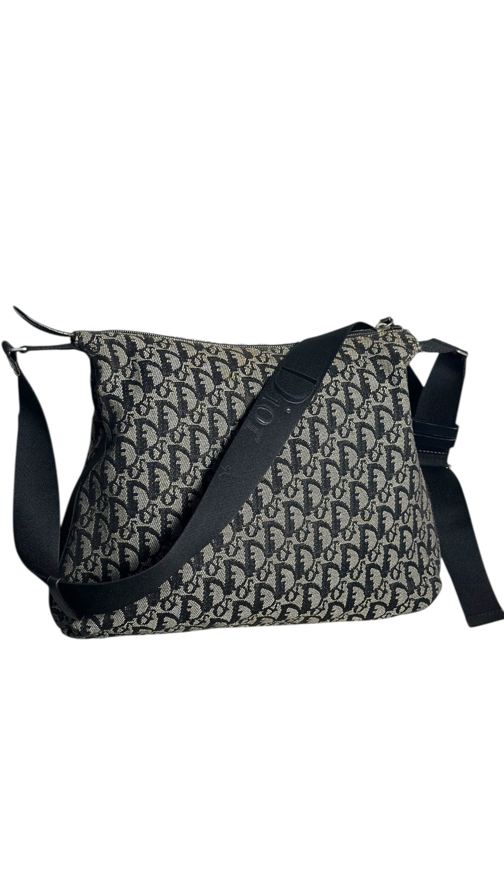 Dior Monogram Crossbody Bag - Black