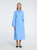 Aviana Ls Midi Wrap Dress B - Cornflower Blue