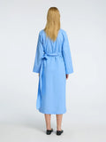 Aviana Ls Midi Wrap Dress B - Cornflower Blue