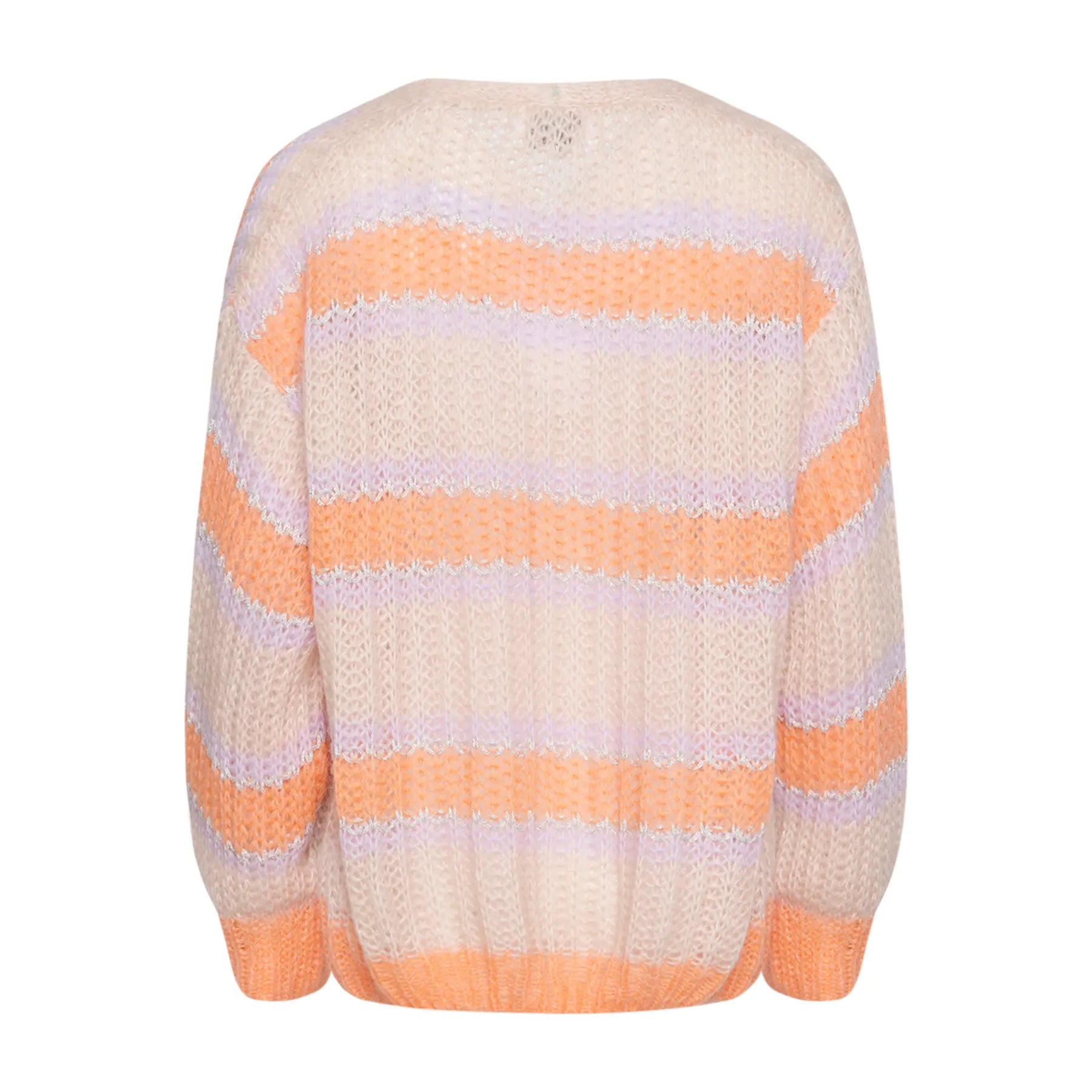 Pacific Knit Cardigan - Apricot/Lavender Mix