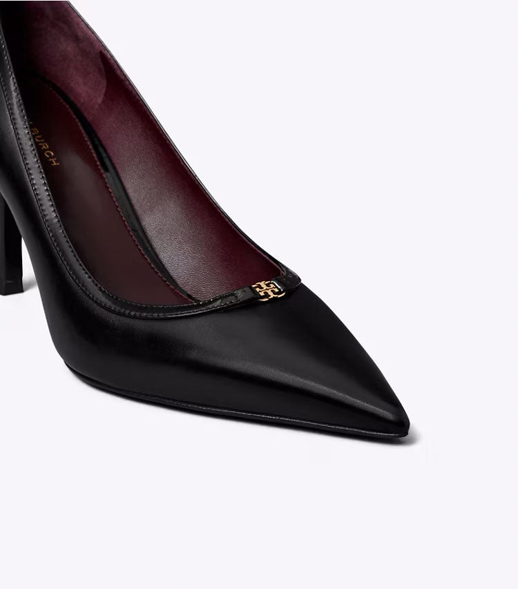 Double T Buckle Pump 80Mm - Perfect Black / Perfect Black