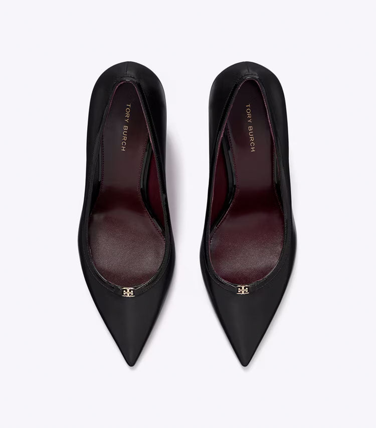 Double T Buckle Pump 80Mm - Perfect Black / Perfect Black