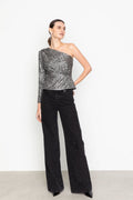 Libra Sequin Top - Silver