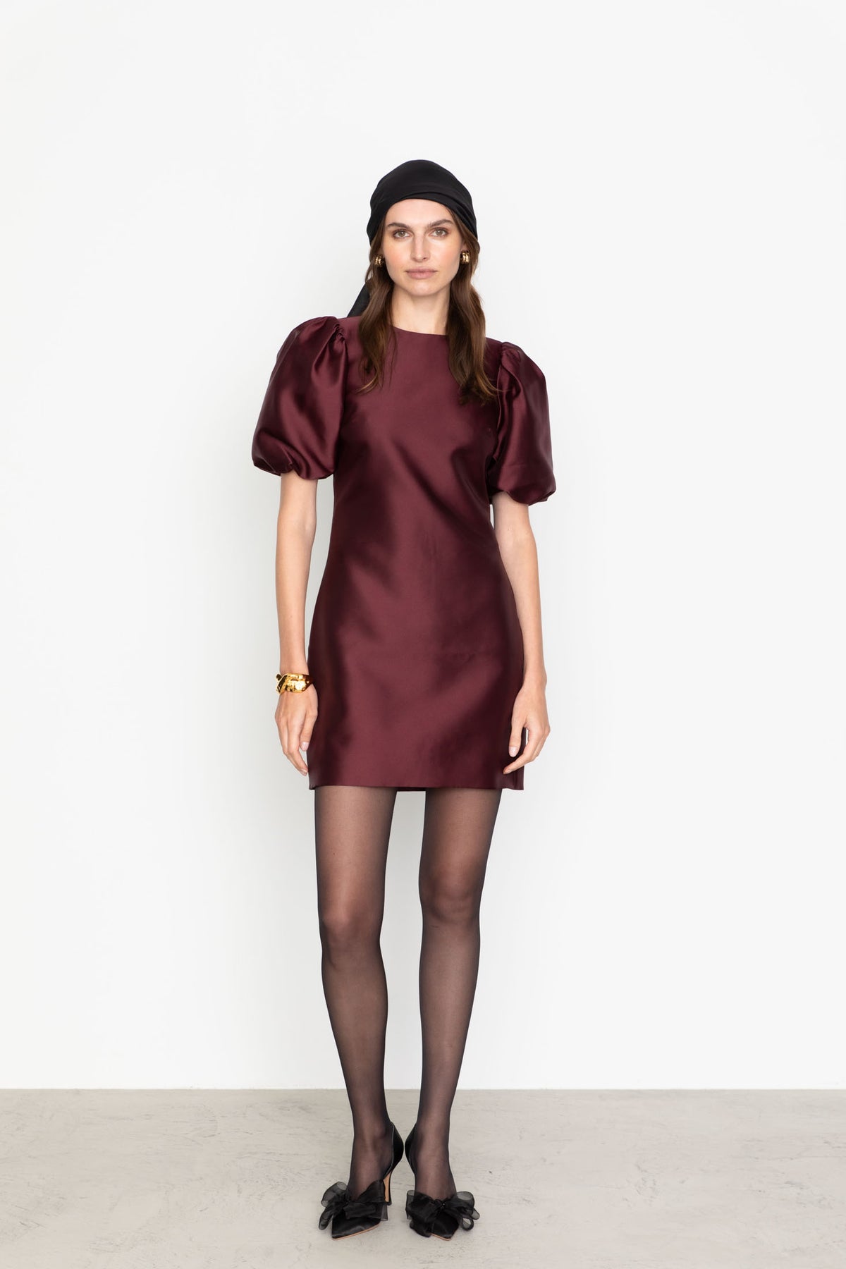 Marie Dress - Bordeaux