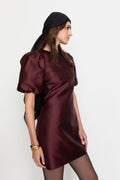 Marie Dress - Bordeaux