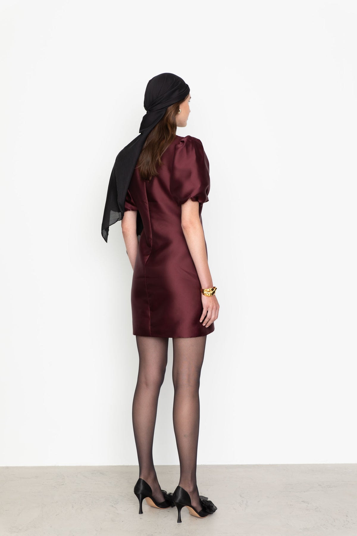 Marie Dress - Bordeaux