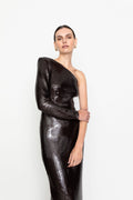 Eos Sequin Dress - Bordeaux