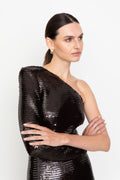 Eos Sequin Dress - Bordeaux