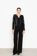 Vela Sequin Jacket - Black