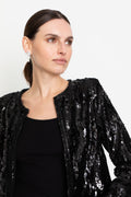 Vela Sequin Jacket - Black