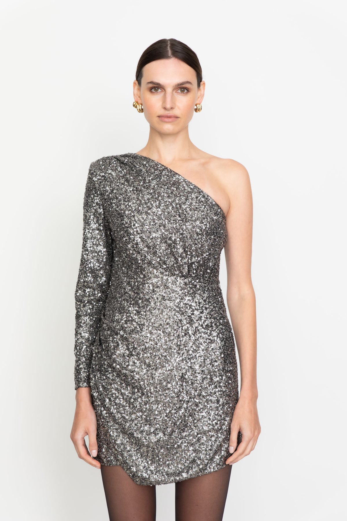 Venus Sequin Dress - Silver