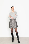 Dawn Sequin Skirt - Silver