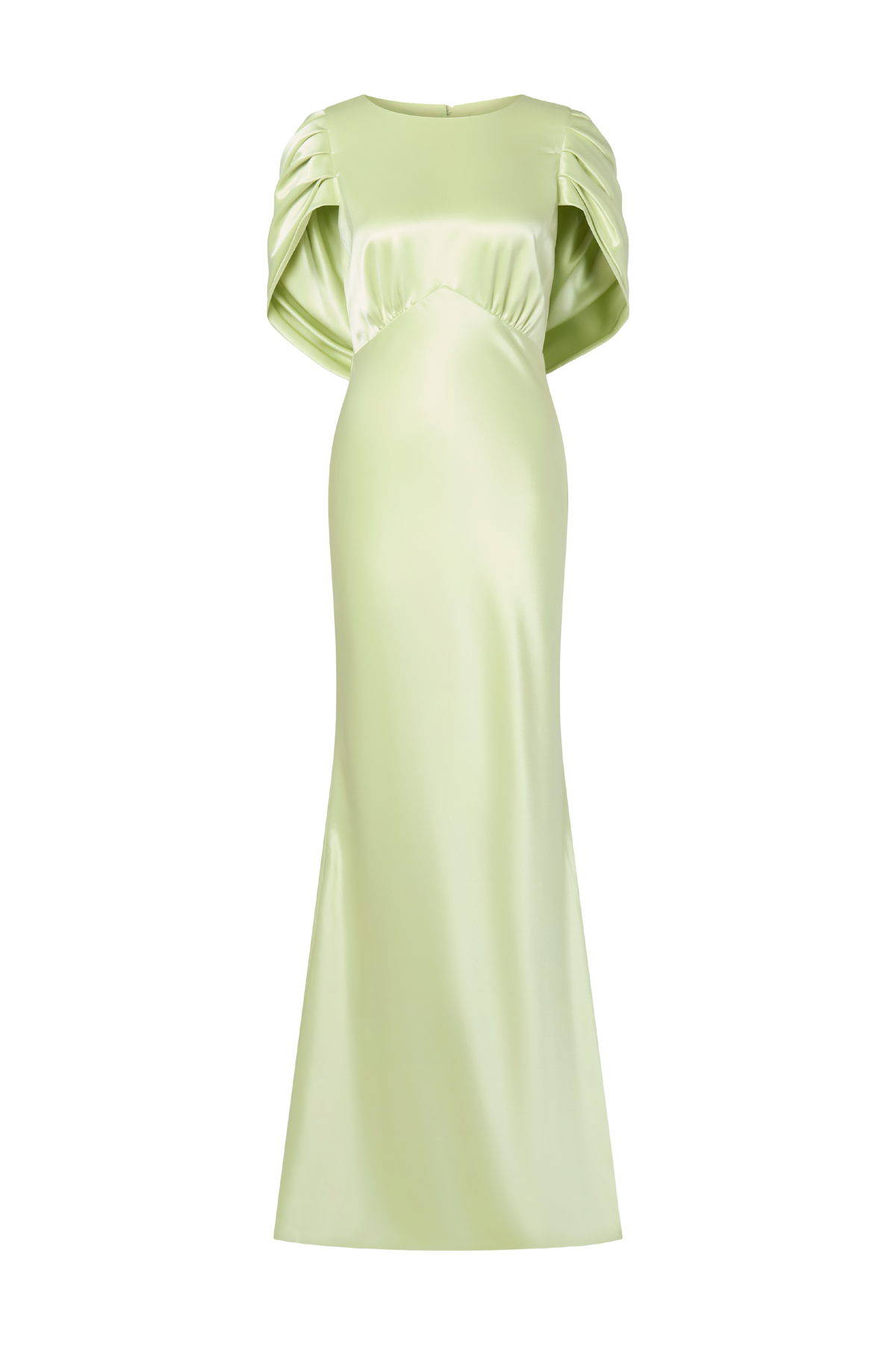 Louise Draped Back Maxiklänning - Pistachio