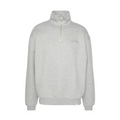Crew Half-Zip Sweatshirt - Grey Mélange
