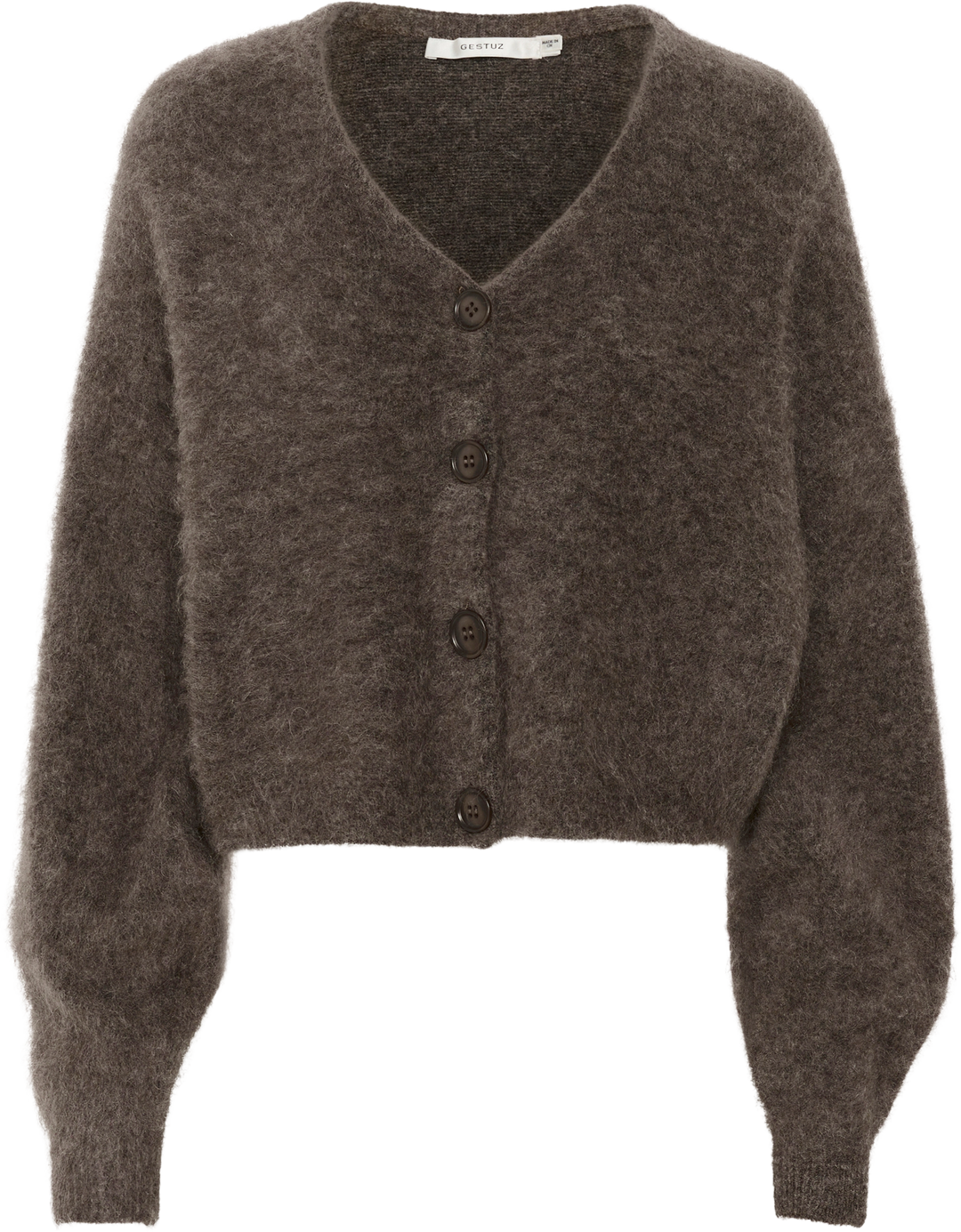 Gzdebbie V Cardigan - Chestnut Melange