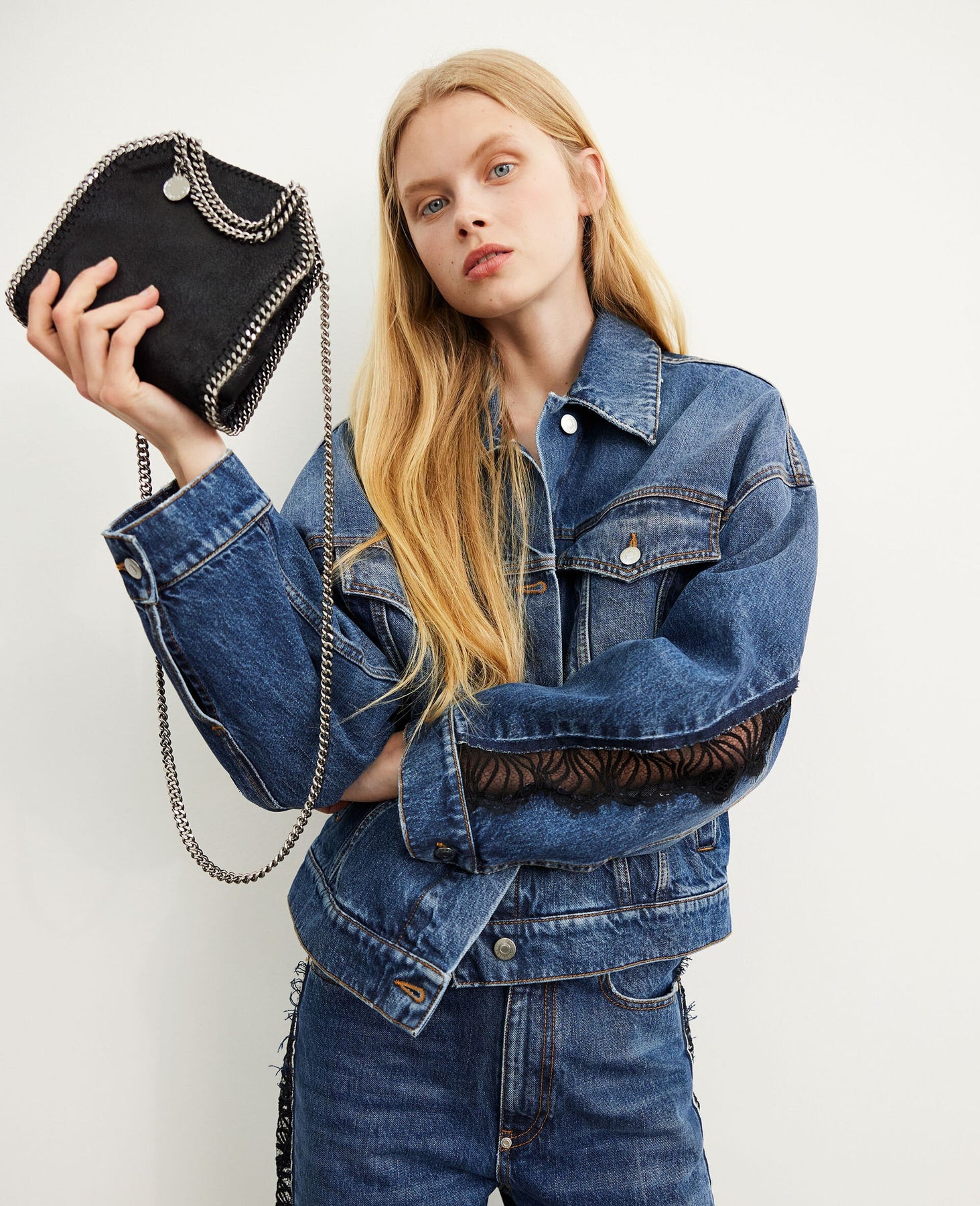 Falabella Tiny Tote Bag - Svart