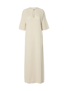 Ivy 2/4 Knit Structure Dress - Birch