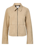 Yassapera Ls Leather Jacket - Incense