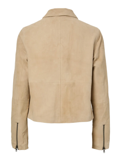 Yassapera Ls Leather Jacket - Incense