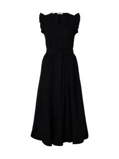 Blair-Ida Regular Sl Long Dress - Black