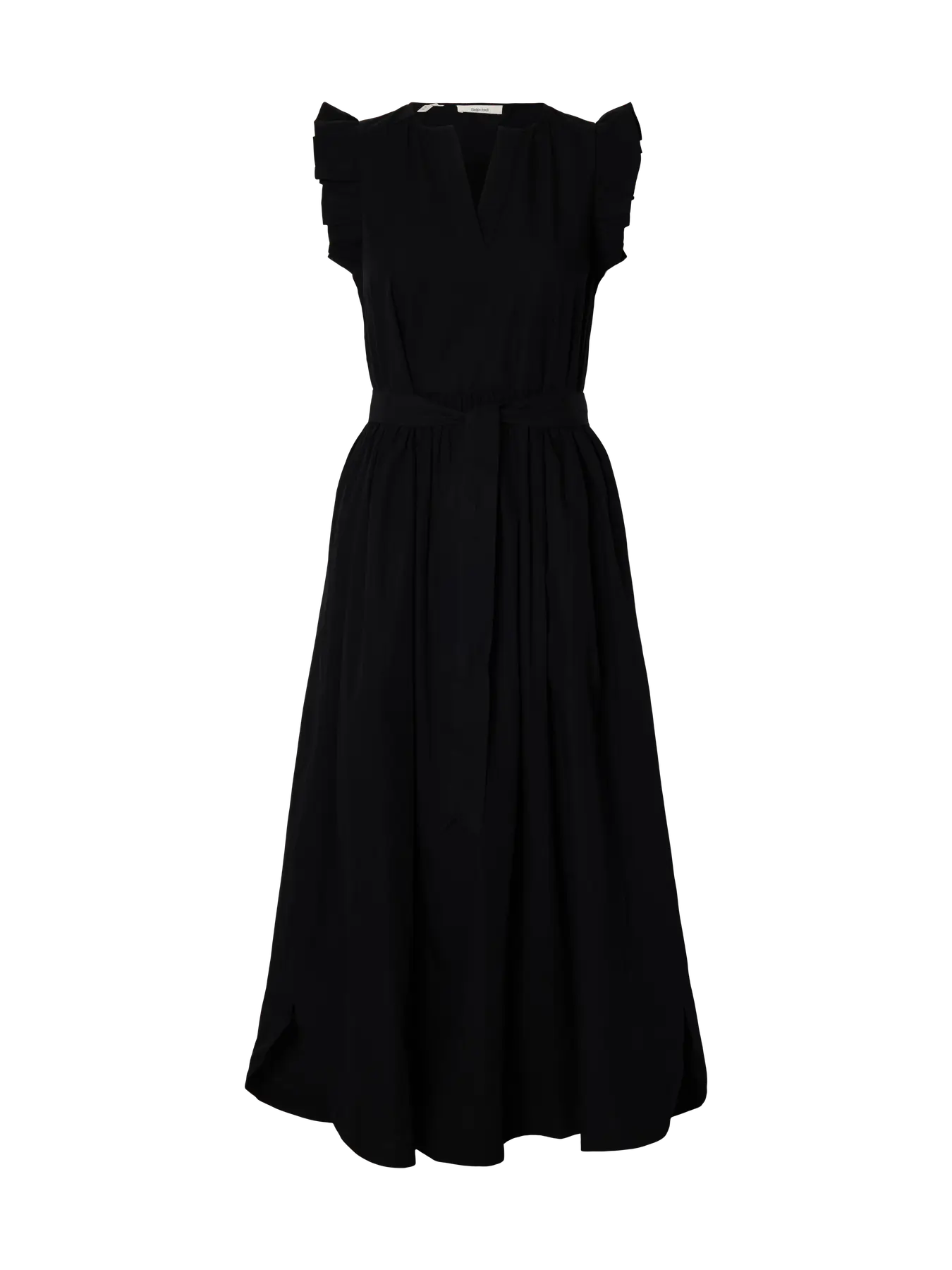 Blair-Ida Regular Sl Long Dress - Black