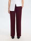 Rita Mw Wide Pant - Fig Melange