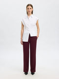 Rita Mw Wide Pant - Fig Melange
