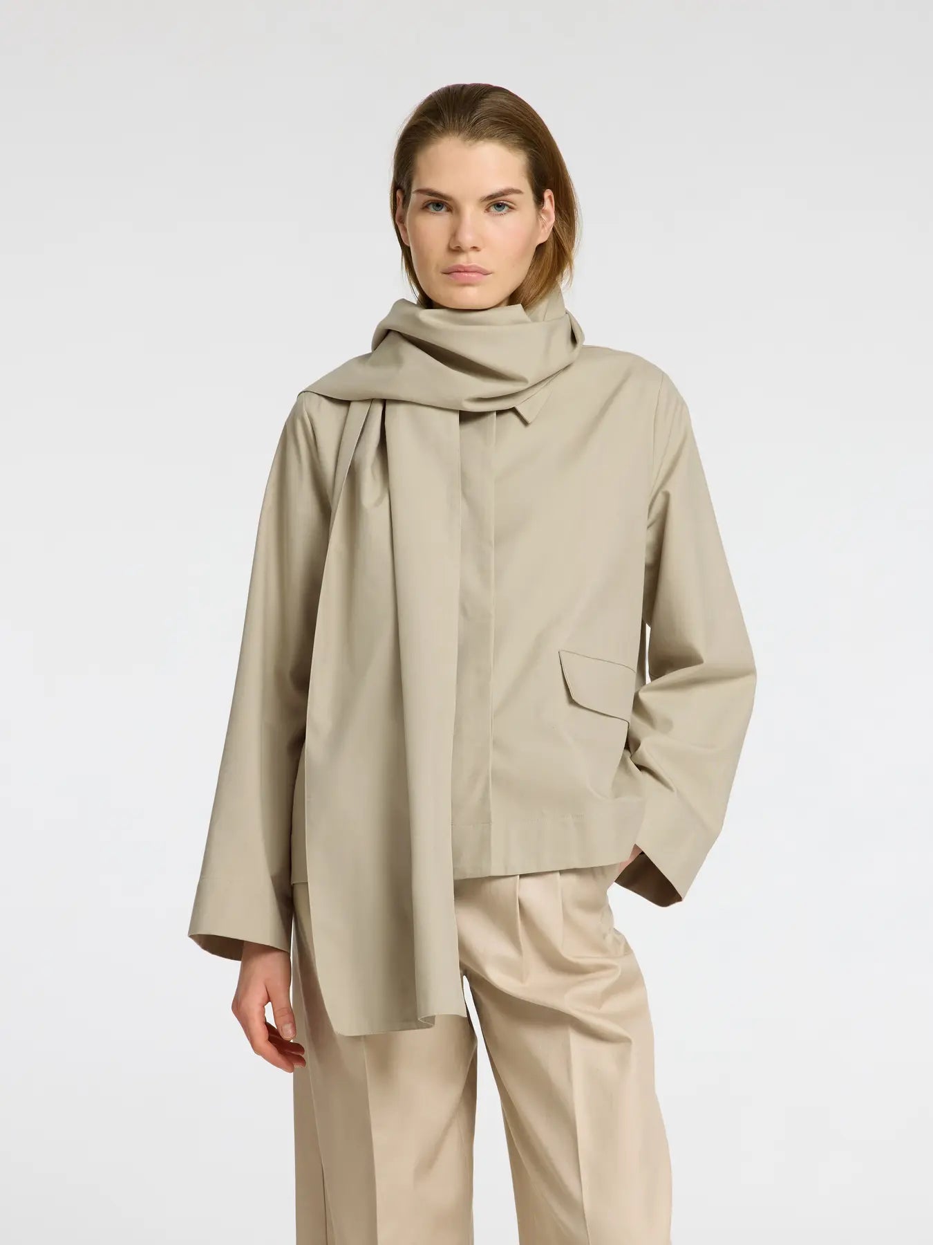 Pamina Scarf Jacket - Island Fossil